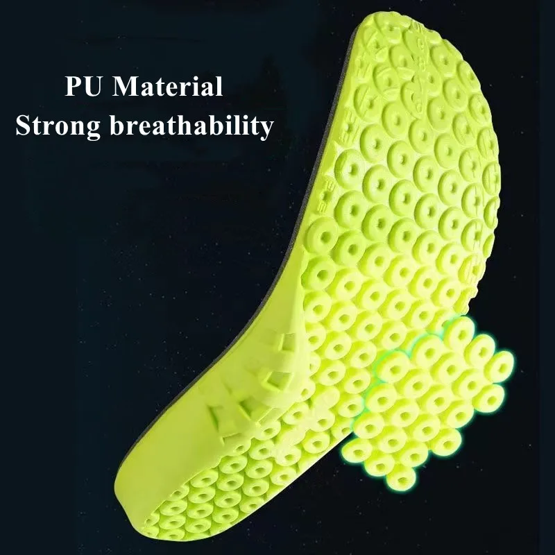 1 Pair Women Insoles Sports Soft Breathable Sweat-wicking Deodorant Shoes Insoles  Anti-slip Template Non Slip Shoe Pads