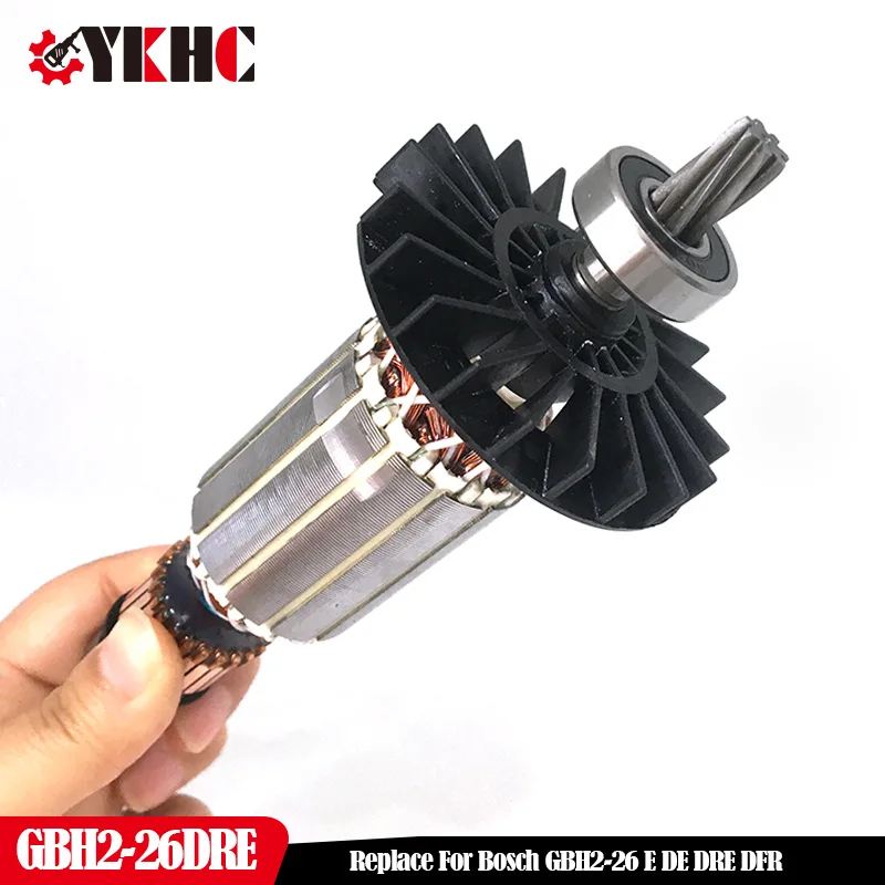 Rotor/induit De Rechange Pour Marteau Perforateur Bosch GBH2-28 - 220-240V, Pièce De Moteur