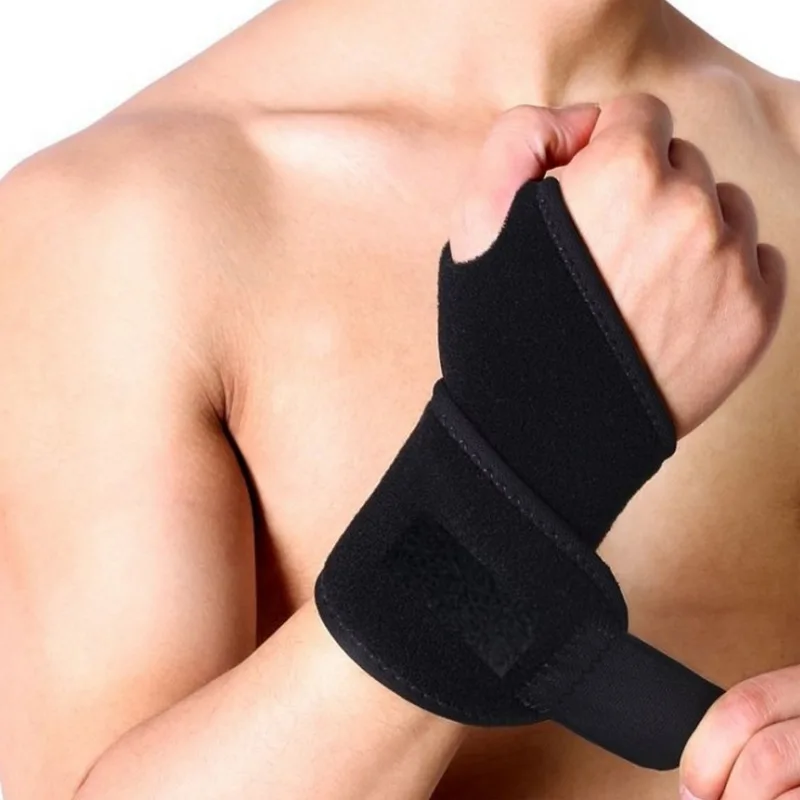 

1Pc Gym Wrist Band Sports Wristband New Wrist Brace Wrist Support Splint Fractures Carpal Tunnel Wristbands for Fitness