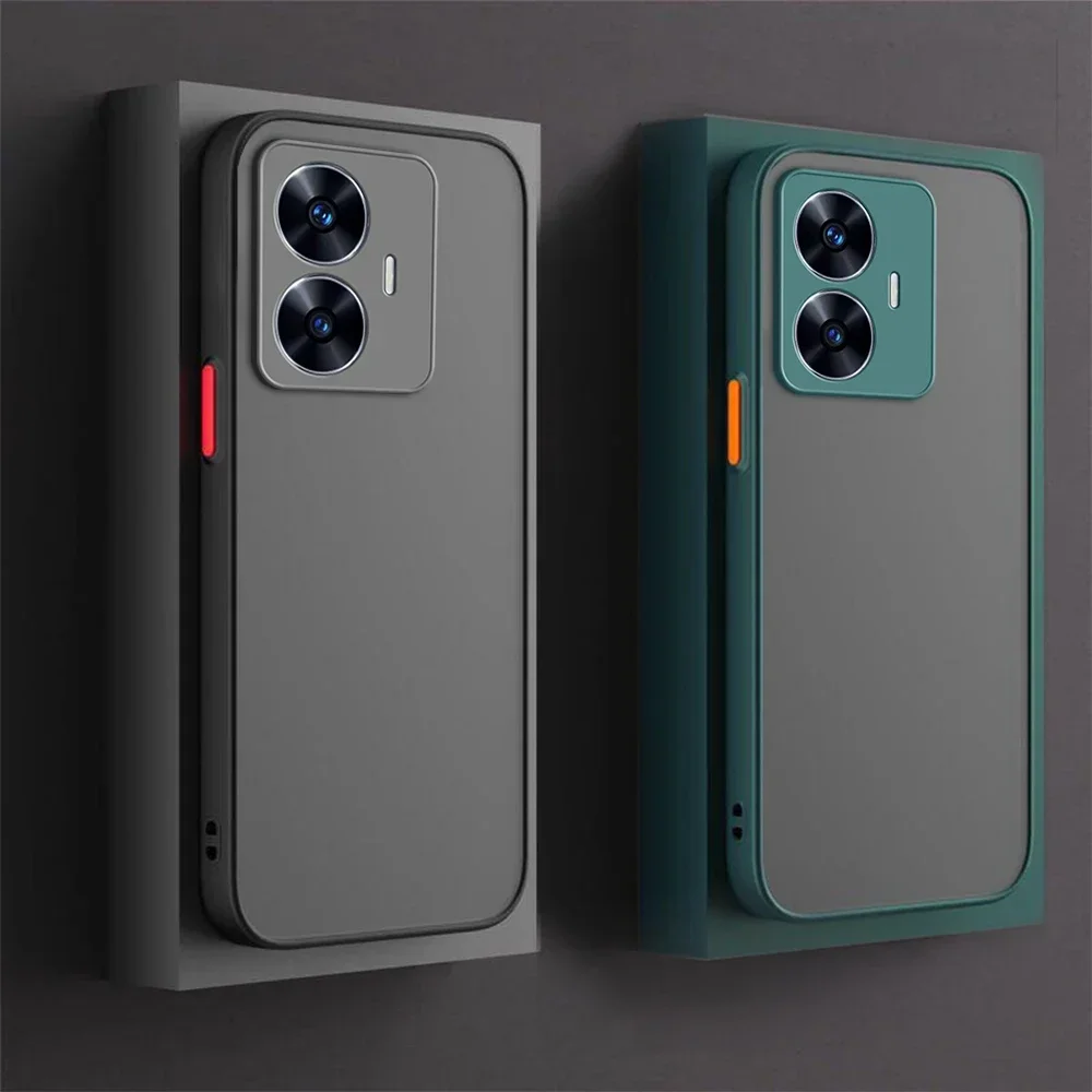 Shockproof Matte Armor Silicone Edge Hard PC Back Case