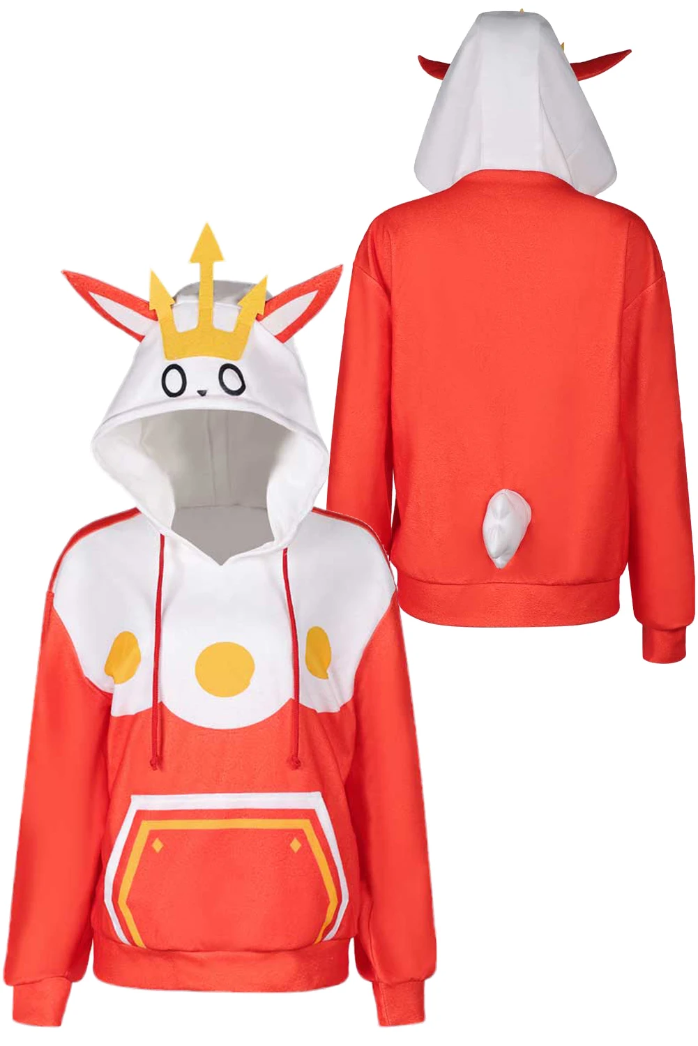 

Kingpaca Cosplay Role Play Hoodies Game PallWorld Cosplay Costume Casual Streetwear Adult Roleplay Fancy Dress Up Party Clothes