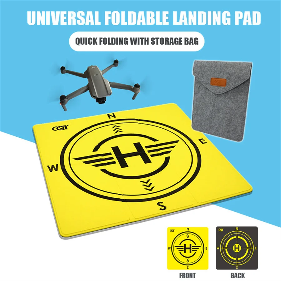 

43cm Double Side Parking Apron for Mavic Drone Landing Pad Mats with Storage Bag for Mini Drone