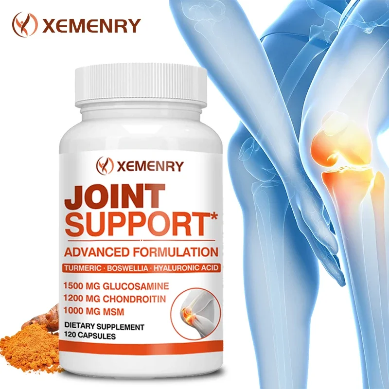 Joint Support Glucosamine & Chondroitin & MSM 3-in-1 for Bone and Cartilage Health Glucosamine Chondroitin Supplement