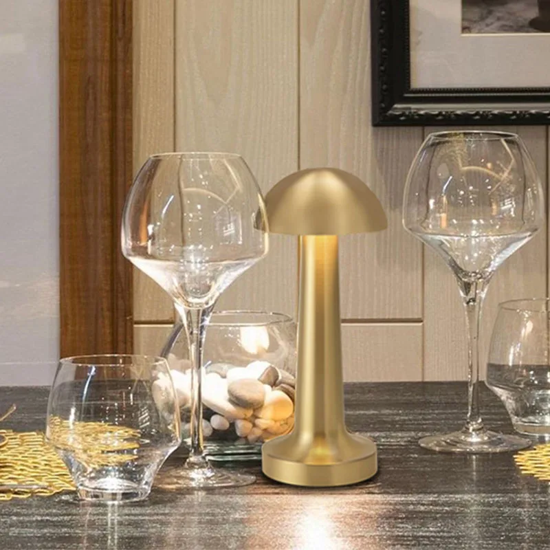 USB Rechargeable Bar Table Lamps Wireless Touch Desk Lamp LED Portable