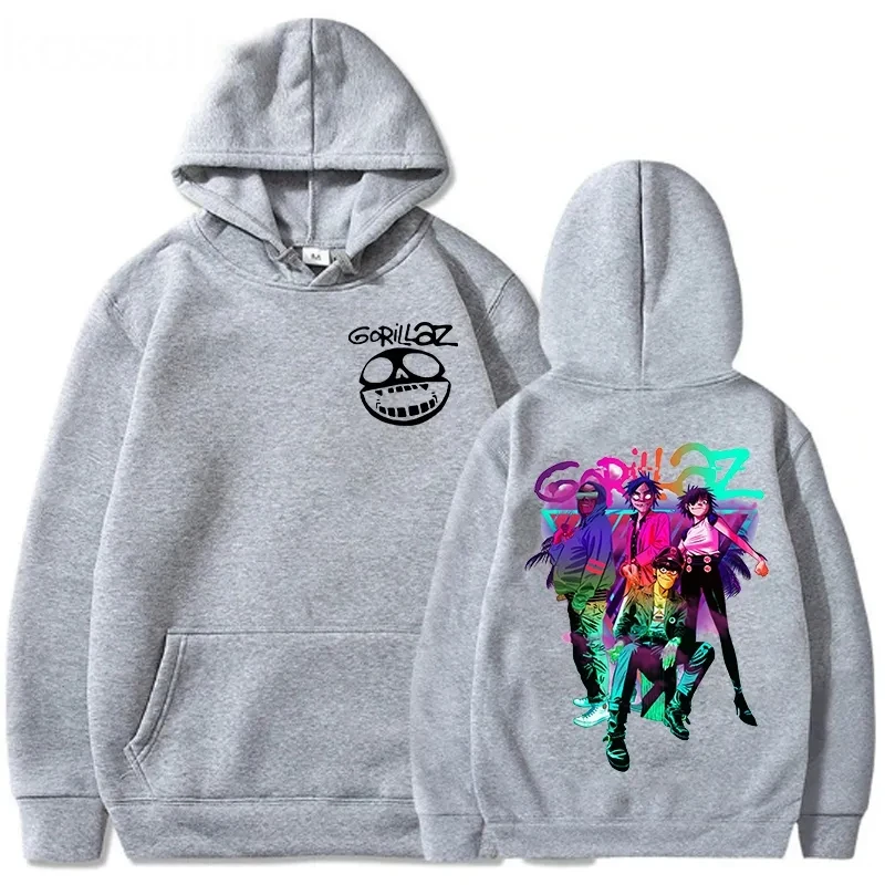 thumbnail image 1 of Sudadera con capucha de banda de Rock para hombre y mujer, ropa de calle con estampado de Gorillaz, Y2k, Hip Hop, Harajuku, jerséis Unisex, 1 of 5