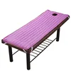 Soft Polyester Massage Table Bed Sheet Elastic SPA Treatment Cover   Relaxation Beauty Salon Mattress With Face Hole Salon Couch 5