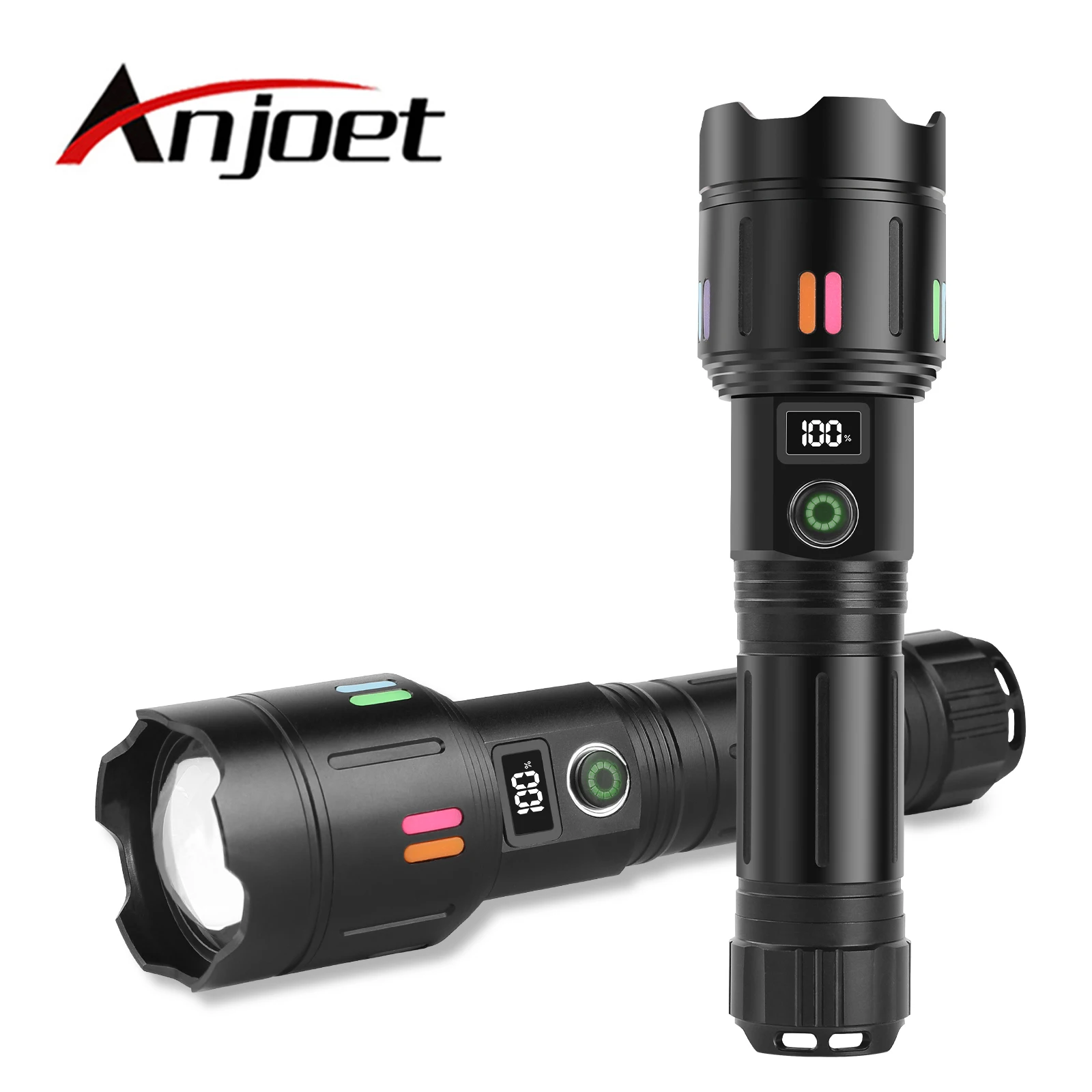 

White Laser Super Powerful Flashlight Rechargeable Torch Light High Power LED Flashlight Tactical Lantern Camping Outdoor
