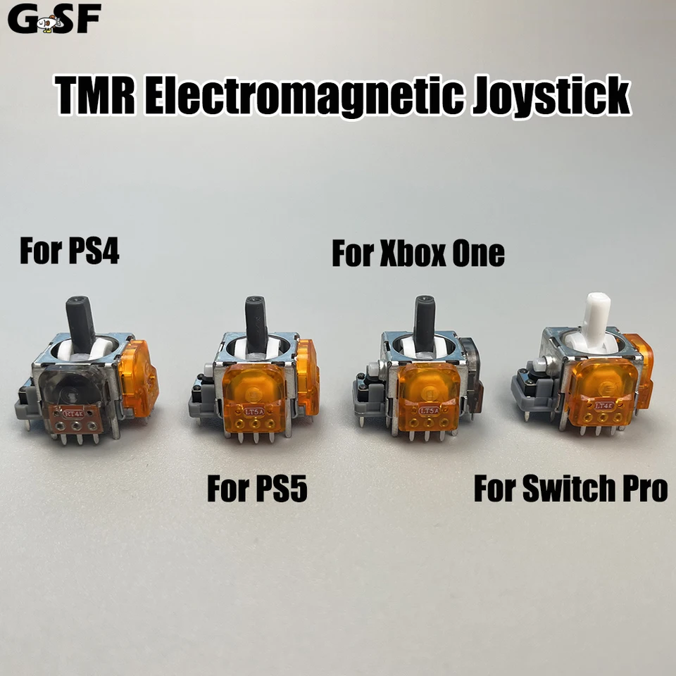1Pc Ginfull TMR Electromagnetic Joystick For PS5 PS4 Xbox