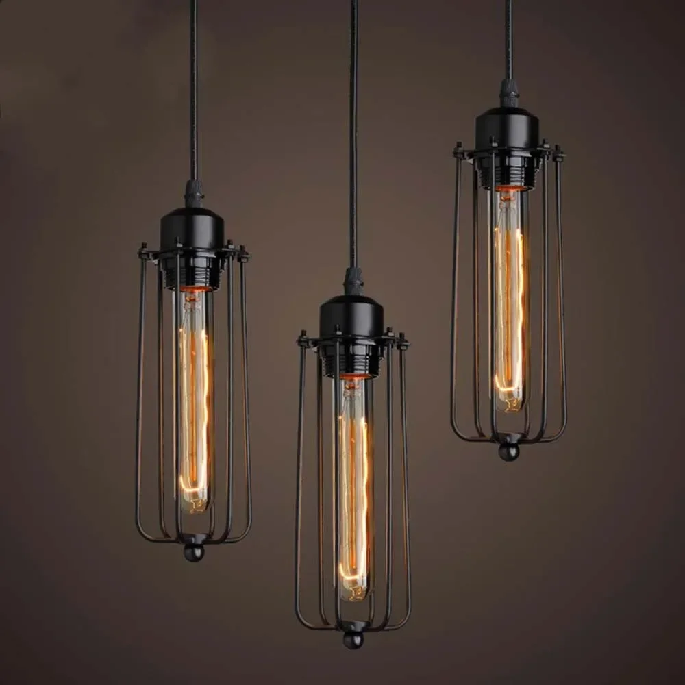 

Vintage Pendant Light Industrial Chandelier American Retro Handing Lamp Restaurant Coffee Living Room Indoor Home Decor Lighting