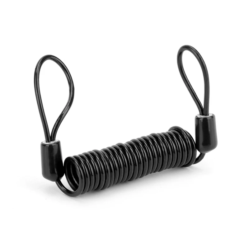 

1Pc 1.2M Bike Spring Cable Lock Anti-Theft Rope Alarm Disc Lock Bicycle Security Reminder Motorcycle Theft Protection