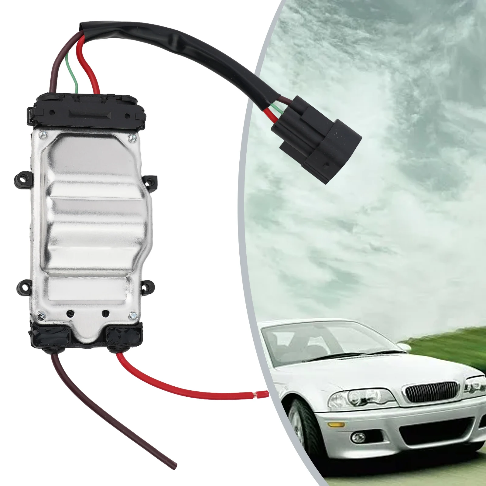 

Radiator Fan Control Module 1pc Black 1137328080 For BMW Plastic Durable High Quality Practical For BMW 3 Series