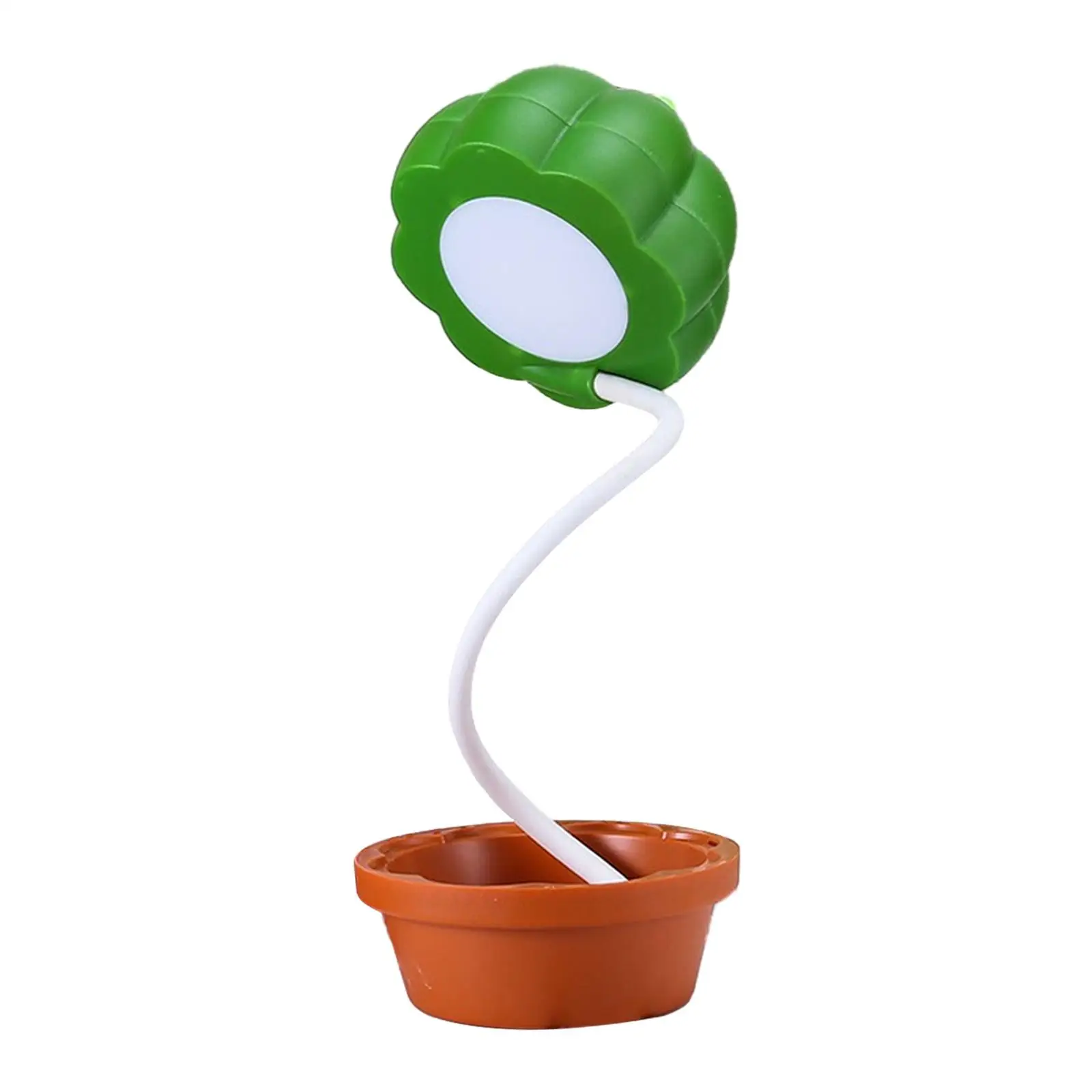 Modern Plant Desk Lamp for Children - Adjustable LED Light for Kids