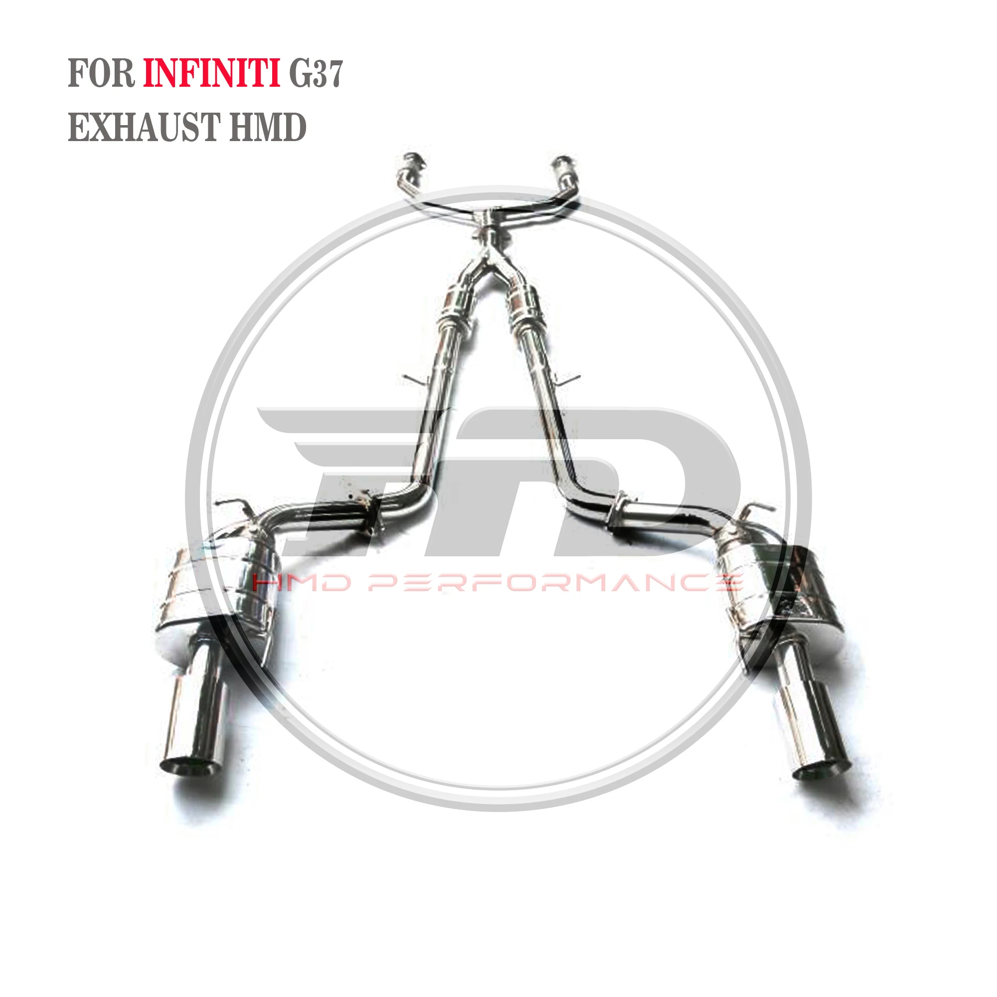 

HMD exhaust manifold under tube for Infiniti G37 Automotive Accessories Catalytic converter No cat intake head electronic valve