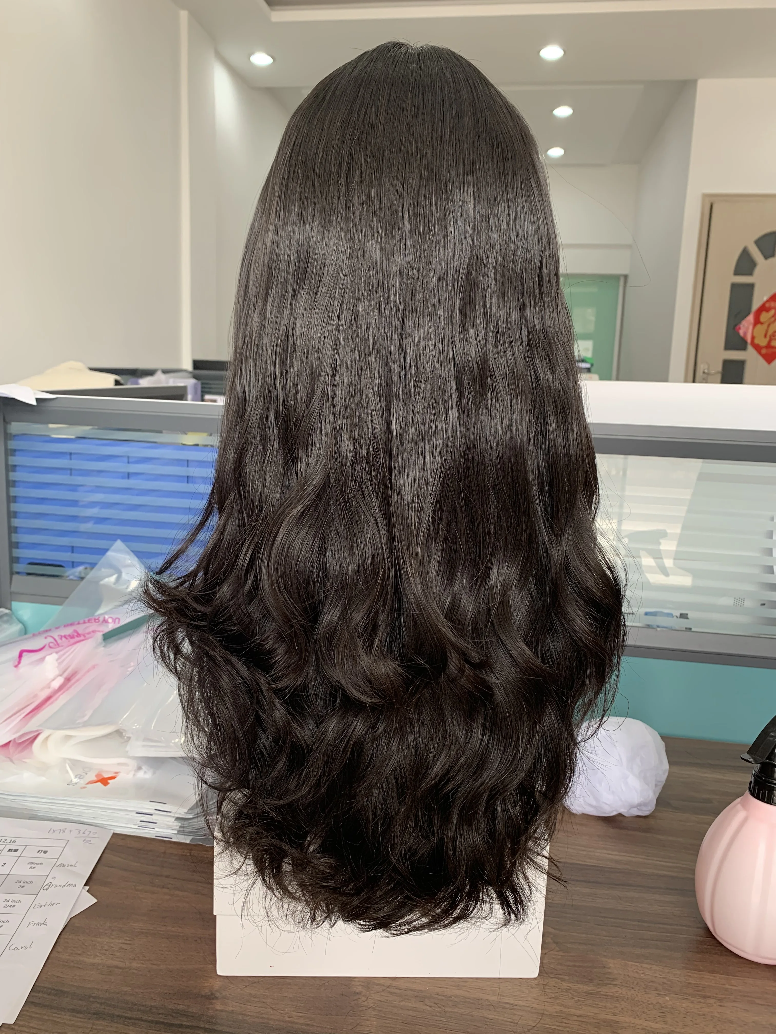 European Remy Hair Kosher Wig Layer Style Jewish Wig Unprocessed Hair