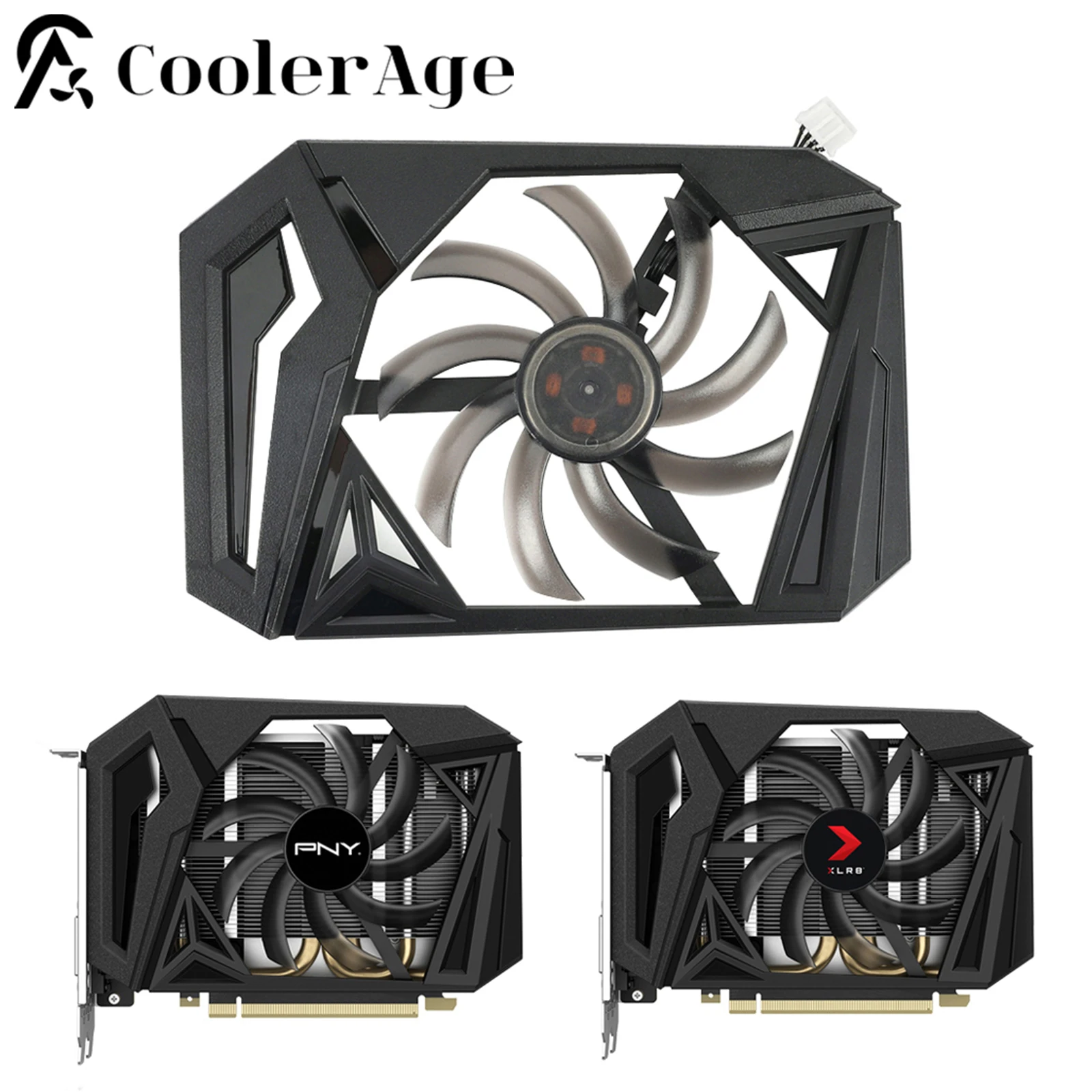 Nuova Sostituzione Della Ventola Di Raffreddamento Della Gpu Da 95Mm Per Pny Geforce Rtx 2060 6Gb Xlr8 Gtx 1660 Ti Super 1650 1650S Dissipatore Di Cal