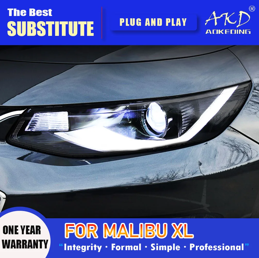 Akd Head Lamp For Malibu Xl Led Headlight 20162018 Headlights Malibu Xl Drl Turn Signal High