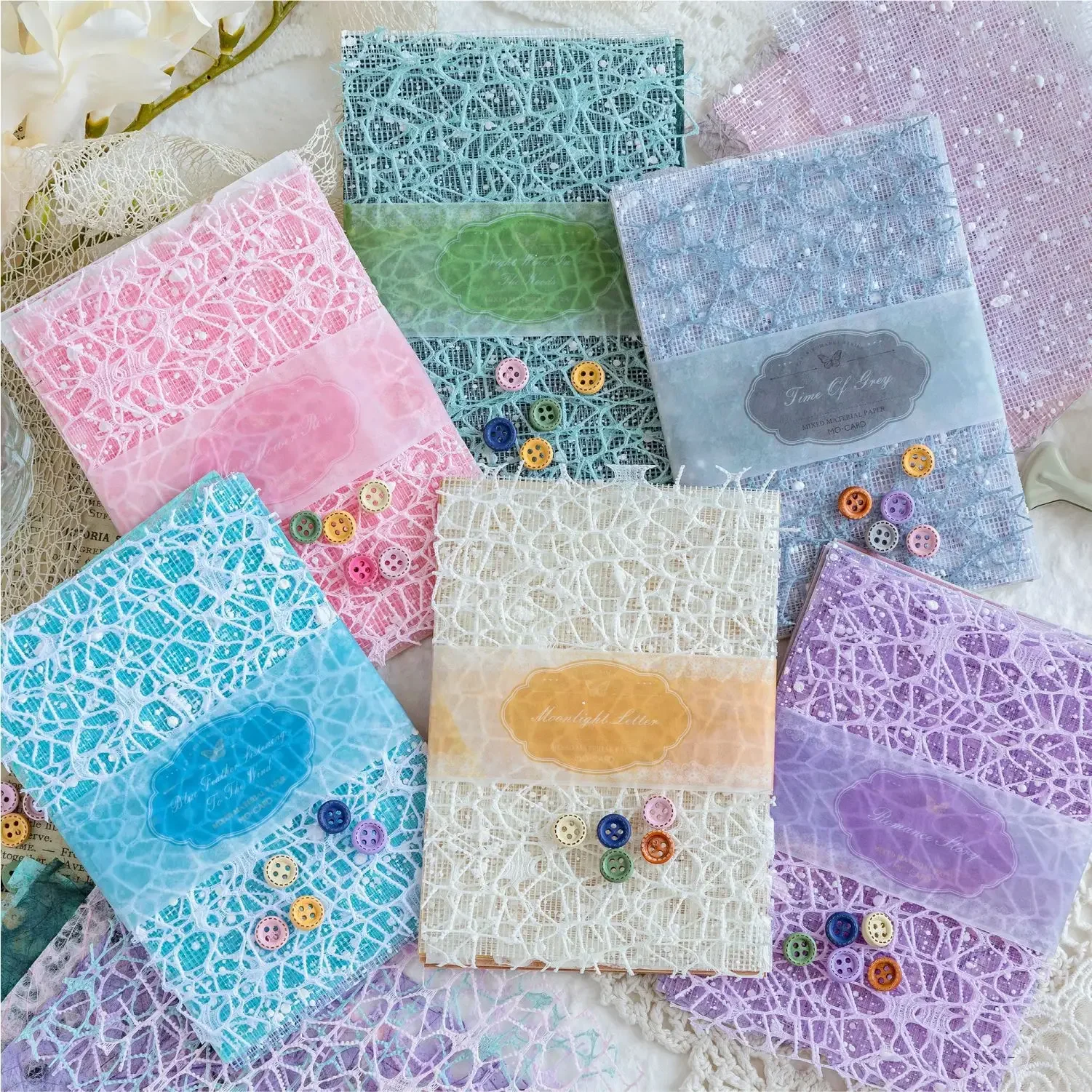 Scrapbooking Paper Journal Tools Set Mixed Material Bag Creative DIY