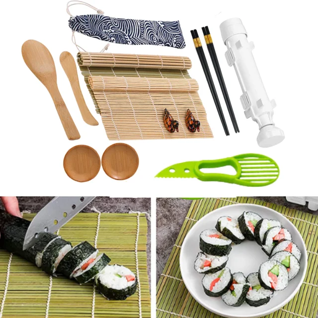 Sushi Maker Quick Sushi Bazooka Rice Mold Durable Plastic Sushi Roller Diy  Sushi Making Kit Creative Kitchen Tools Accessories - Sushi Tools -  AliExpress