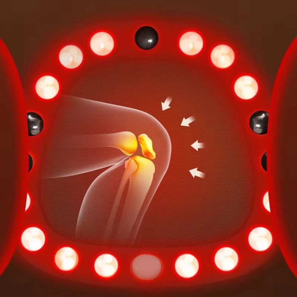 Far Infrared Knee Pain Relief Device - Heating & Magnetic Massage Pad for Arthritis & Joint Stiffness