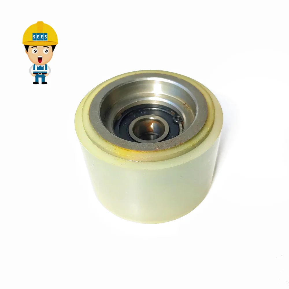 SEES 10pcs 70*50*6202RS Escalator Aluminum Handrail Support Roller OD=70mm W=50mm Lift Spare Parts