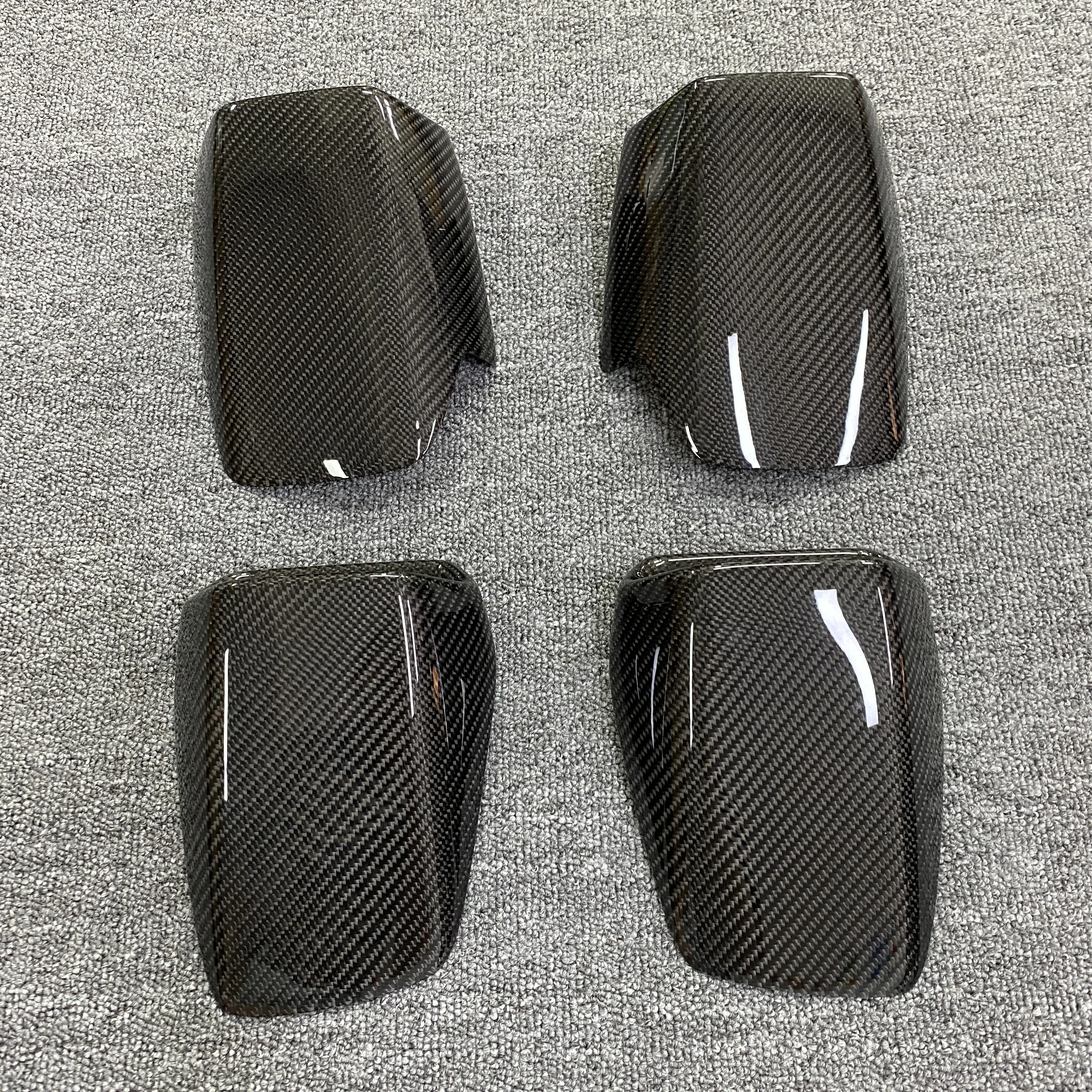 

4Pcs Real Dry Carbon Fiber Air Condition Vent Cover Trims For Lamborghini Huracan LP610 LP580 EVO Coupe Spyder