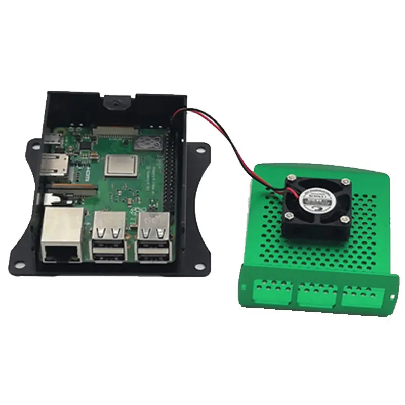 Raspberry Pi Case Raspberry Pi Raspberry Pi Cooler Raspberry Pi 3 Model 3B+ 3B Aluminum Case Optional Cooling Fan for Raspberry Pi 3