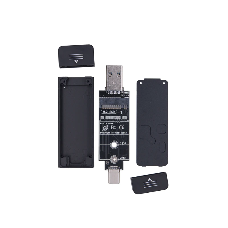   USB 3.1 cŸ M.2 SATA NVME Ŭ SSD , USB NVME ̽, SSD M2 NVME ̽, M2 SATA SSD ڽ, RTL9210B