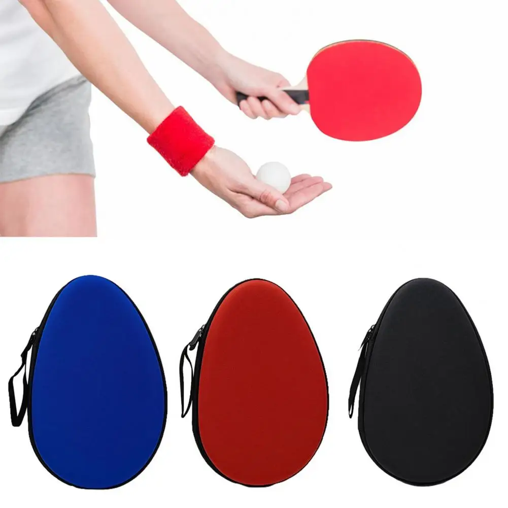 1PC Table Tennis Racket Case Ping Paddle Storage Bag EVA Hard Shell Drop proof Table Tennis Bat Case Sports Supplies