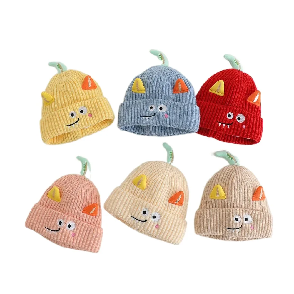 Knitted Baby Hats and Scarf Set for Kids