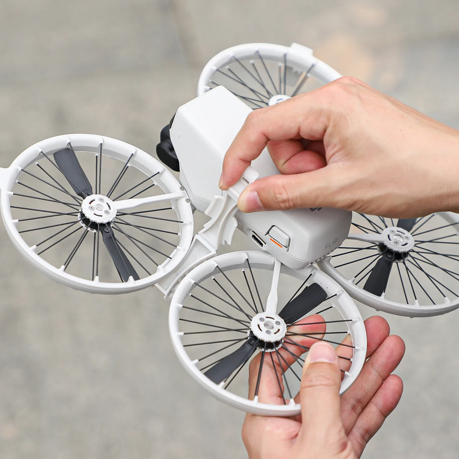 Boucle de fixation anti-vibration pour DJI FLIP - Amortisseur de chocs
