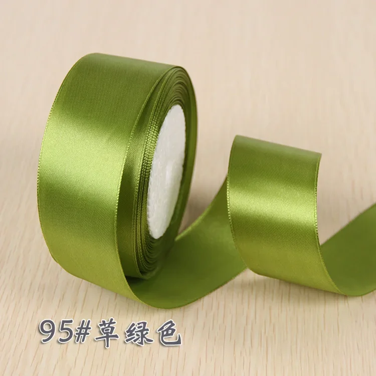 Luxurious Silk Satin Ribbon Roll for Gift Wrapping and Decorative Crafts – Multiple Widths Available