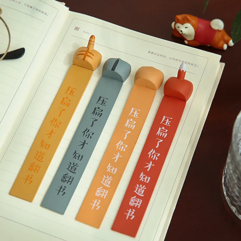 Kawaii Dog Cat Fox Butt Bookmarks Cute Animals Book Page Holder Bookmarks for Books Korean Stationery Kids Gift School Office,animal bookmark,bookmark page holder,bookmark holder,bookmarks stationery supplies