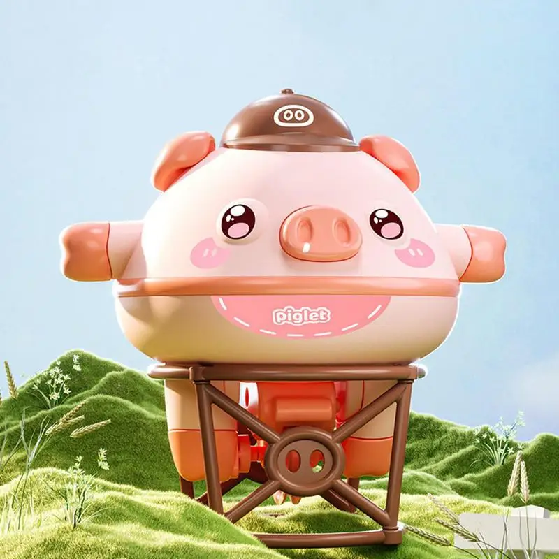 Balance Pig Toy Pig Gyroscope Unicycle Girl Electric Toy Cute Novelty Tightrope Walking Black Technology Walking Unicycle Toy 5