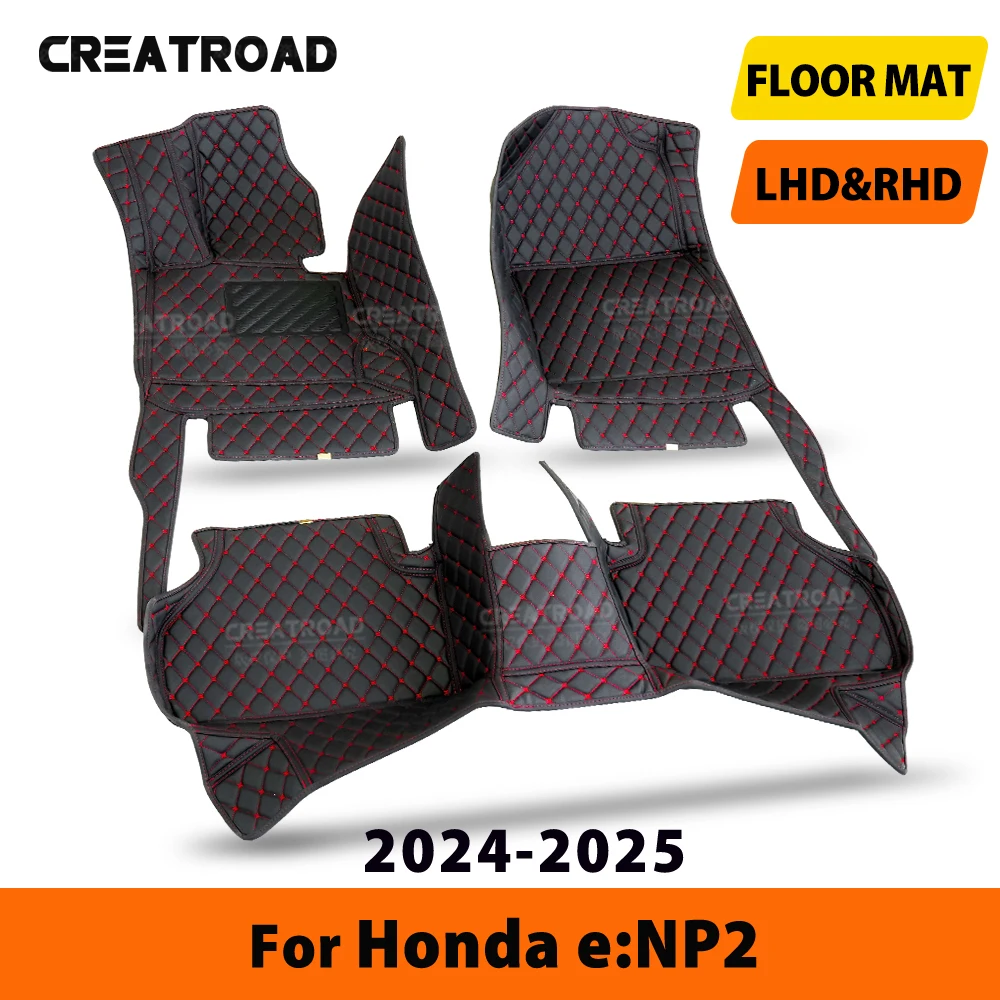 For Honda e:NP2-Car Floor Mats Automobile Carpet Cover Interior Details Accessories Protective Pad Parts