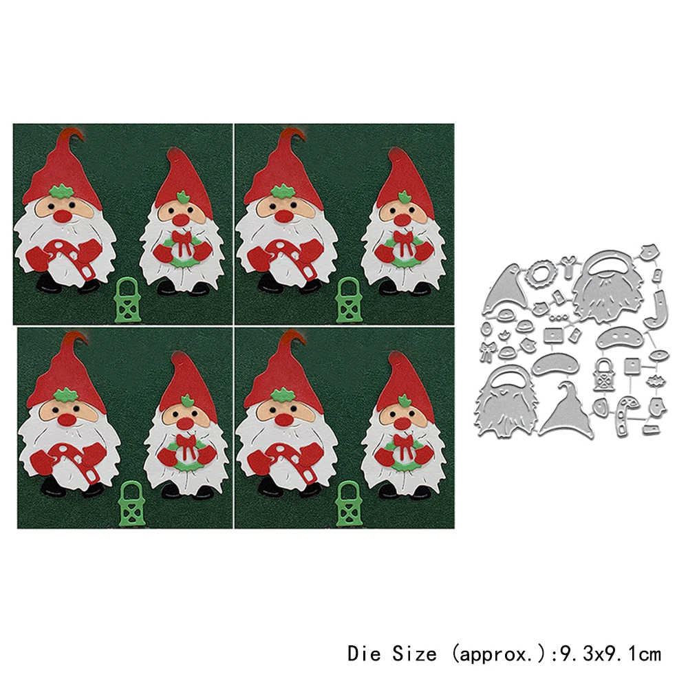 

Santa Claus Metal Cutting Dies Scrapbooking Embossing Folders For DIY Album Card Making Craft Stencil Metal Punching Knives