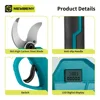 NEWBENY 45mm Brushless Electric Pruning Shears 2 Gears Efficient Cordless Fruit Tree Garden Beautify Tool For Makita 18V Battery 5