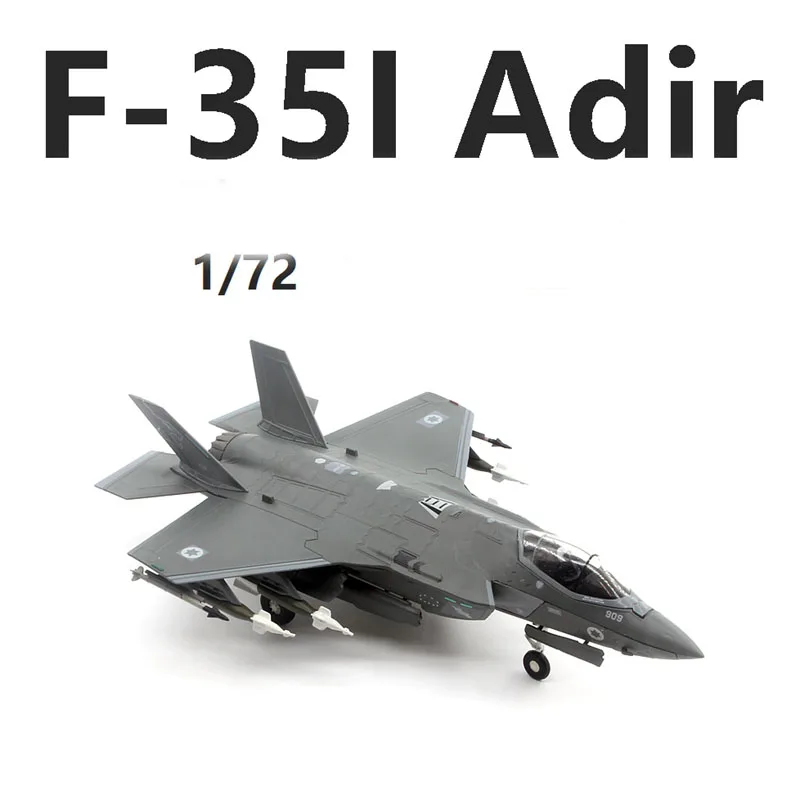 

1/72 Scale Israeli Air Force F-35I Fighter 909 Alloy F35 of 116th Squadron Militarized Combat Aircraft Model Collection Toy Gift