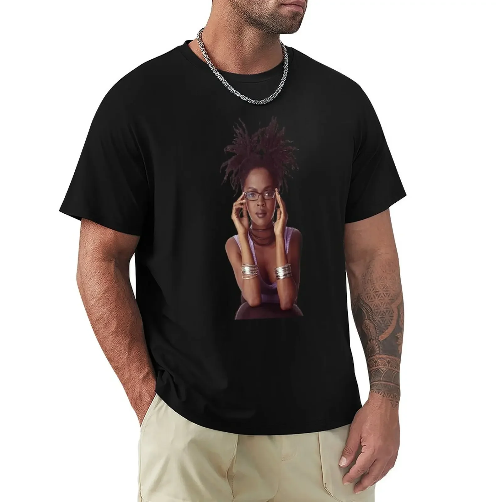 

Lauryn Hill T-Shirt plain korean fashion summer tops t shirts for men pack