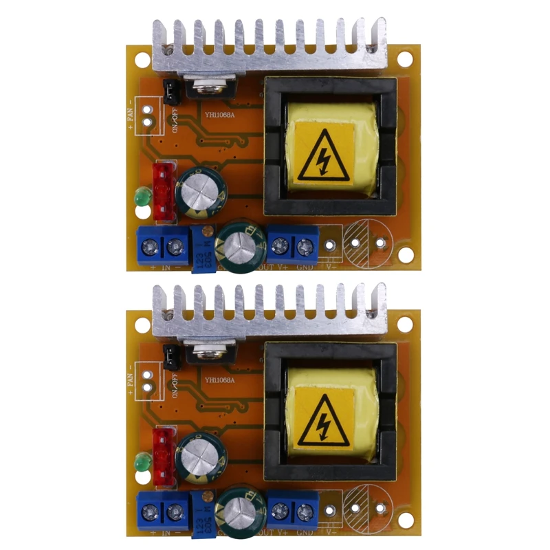 2X DC-DC 8-32V до 45-390V высоковольтный повышающий преобразователь ZVS Повышающий Модуль |