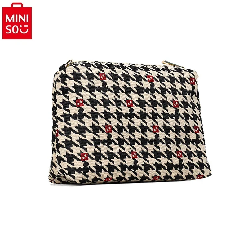 MINISO Disney Mickey Fashion Large Capacity Handbag Women's High Quality Multi functional Storage Tote Mother and Child Bag