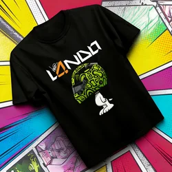 Lando Norris Colorful Cotton Graphic T - Shirt - Unisex Breathable Classic Hip Hop Style - XS (Cmian - 56878)