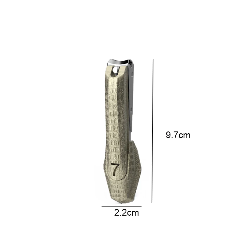 SEESOO Crocodile Bionic Nail Clippers Single Splash-Proof Nail Clippers Home Large Gift Box