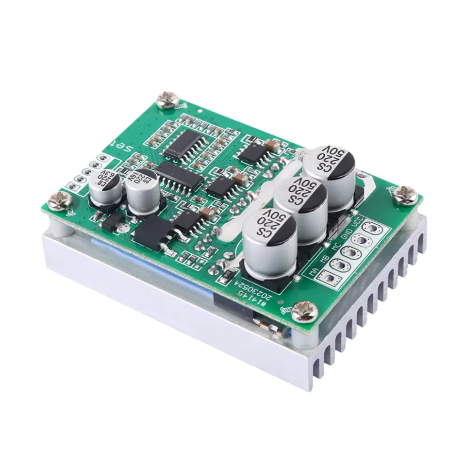 DC 12-36V 500W 15A Brushless Hall Free Motor Driver Board Motor Foward Reverse Speed Controller Control Switch Module image 6