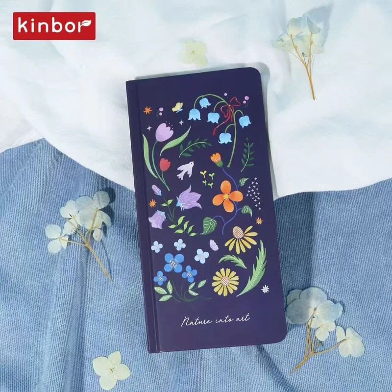 Agenda settimanale tascabile Kinbor Slim, due pagine per settimana, lista delle cose da fare, diario per studenti, blocco note illustrato portatile con copertina rigida - immagine 5
