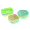5Pcs 1:12 Dollhouse Miniature Storage Basket Doll Fruit Vegetable Food Storage Basket Doll House Miniature Decor 2
