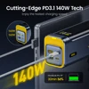 AOHI Starship 40,000mAh Power Bank 140W PD3.1 Laptop Power Bank with C-C Cable Fast Charging Station for iPhone MacBook Laptop 4