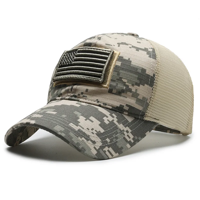 Baseball Cap Black Mesh Backed with American Flag Patch Stylish and Patriotic