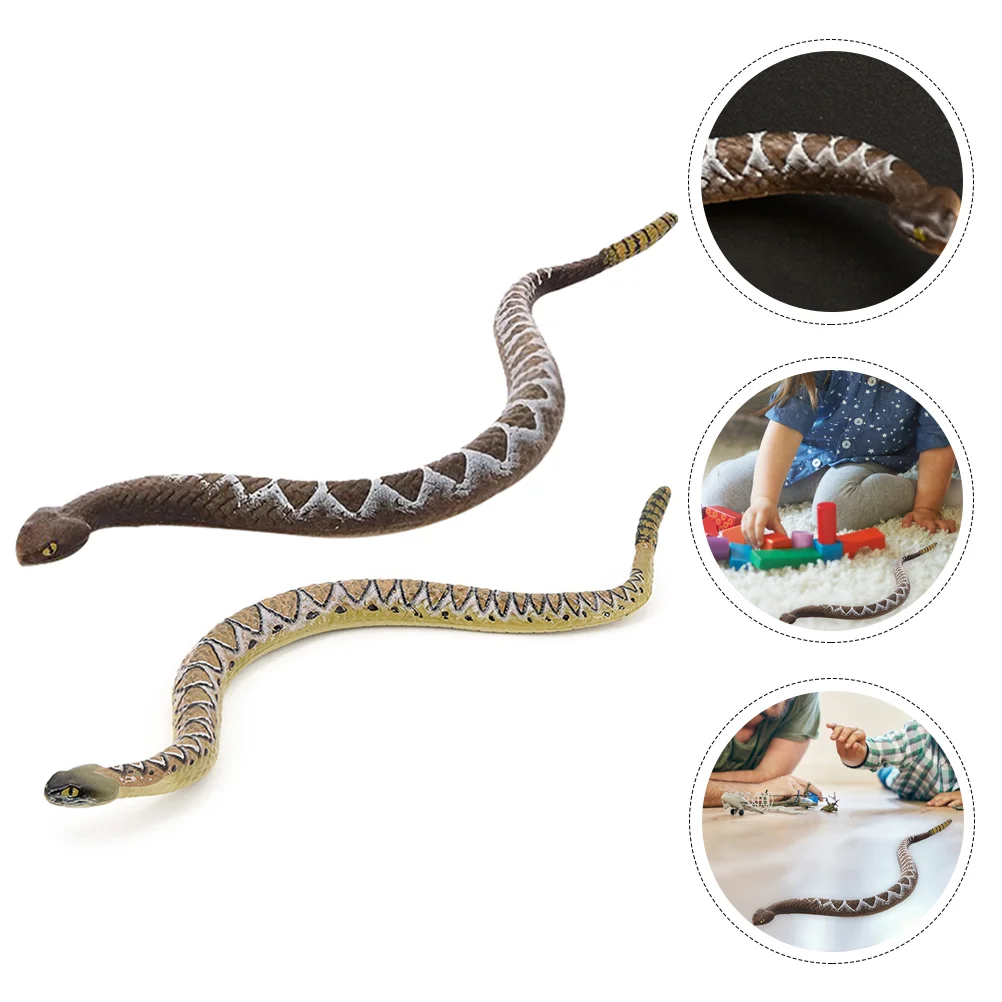 Simulation Snake Model Desktop Decoration Realistic Figures Small Fake Animal Childrens Toys miniature simulation animal model figurine cute horse aquarium marine life fish dolphin starfish action figures toys home decor