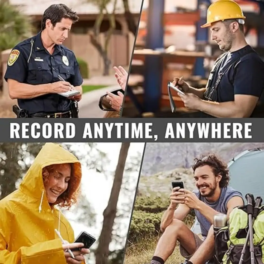 10 Quaderni Impermeabili RETON 3x5 Pollici - Taccuini Tattici Militari Con Spirale Per Outdoor E Lavoro - Foto 4