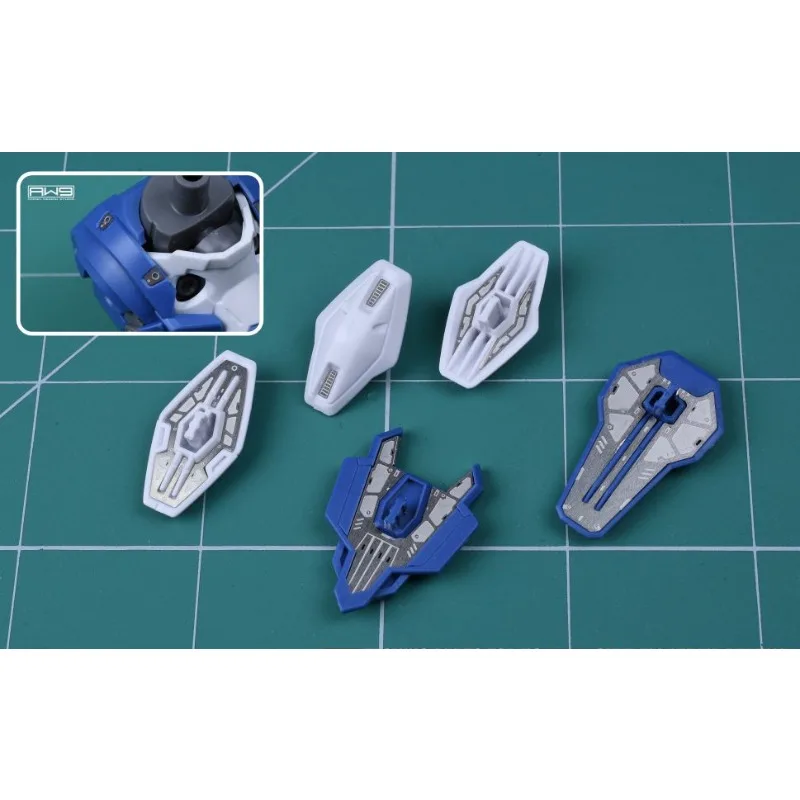 MADWORKS 에칭 부품 데칼, HG 1/144 공중 재건 모바일 세트 모델 세부 부품, 건물 취미 DIY 액세서리, S049